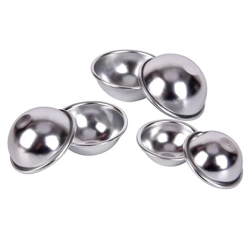 Bath Bomb Molds Set of 6 Aluminum Sphere Moulds for Bath Bombs, Cakes and Pastries
Bath Bomb Molds Set of 6 Aluminum Sphere Moulds for Bath Bombs, Cakes and Pastries