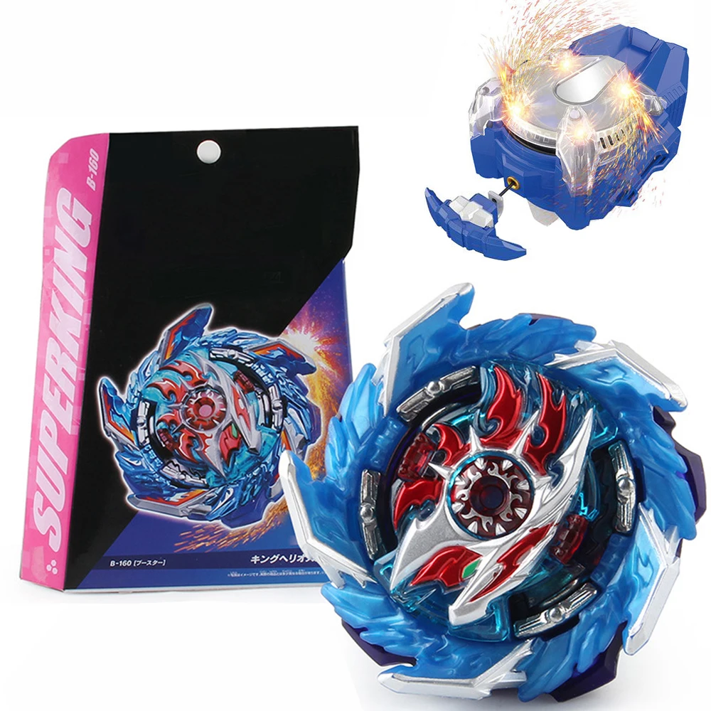 Beyblades Burst with Sparking Grip Launcher B160 Alloy Gyroscope Toys for Children Super King Battle Game Gyro
Beyblades Burst with Sparking Grip Launcher B160 Alloy Gyroscope Toys for Children Super King Battle Game Gyro