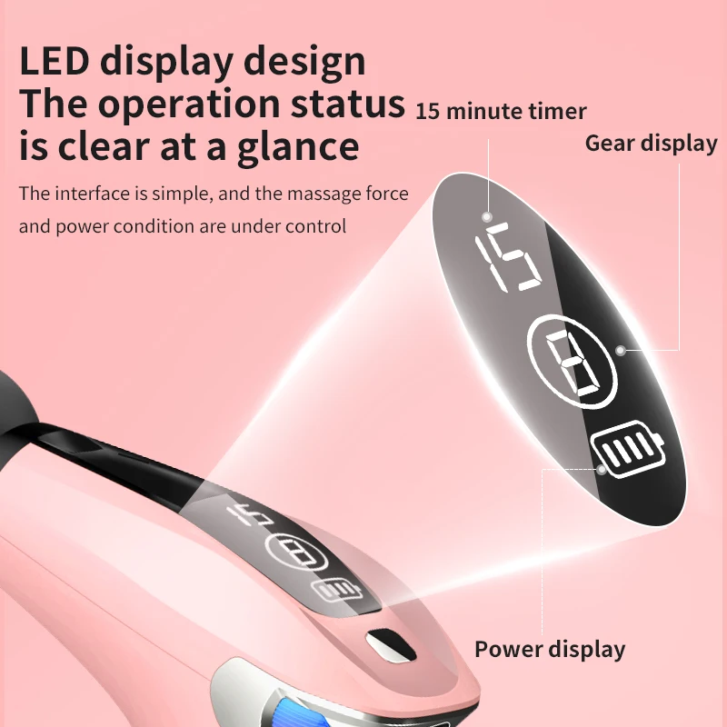 Massage Gun Deep Muscle Vibration Relief Pain Relax Fitness Therapy for Body Relaxation
Massage Gun Deep Muscle Vibration Relief Pain Relax Fitness Therapy for Body Relaxation