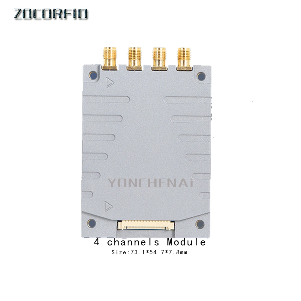 

Long Range RFID Fixed UHF Reader Module 4ports UHF RFID Reader UHF RS232 Ethernet for Logisitic Warehouse Track