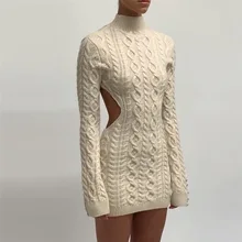 Autumn Mini Knit Dress For Women Clothing Basic Sexy Backless Wool Dress Fall winter Luxurious Christmas Wear 2021 Outfit 
Autumn Mini Knit Dress For Women Clothing Basic Sexy Backless Wool Dress Fall winter Luxurious Christmas Wear 2021 Outfit