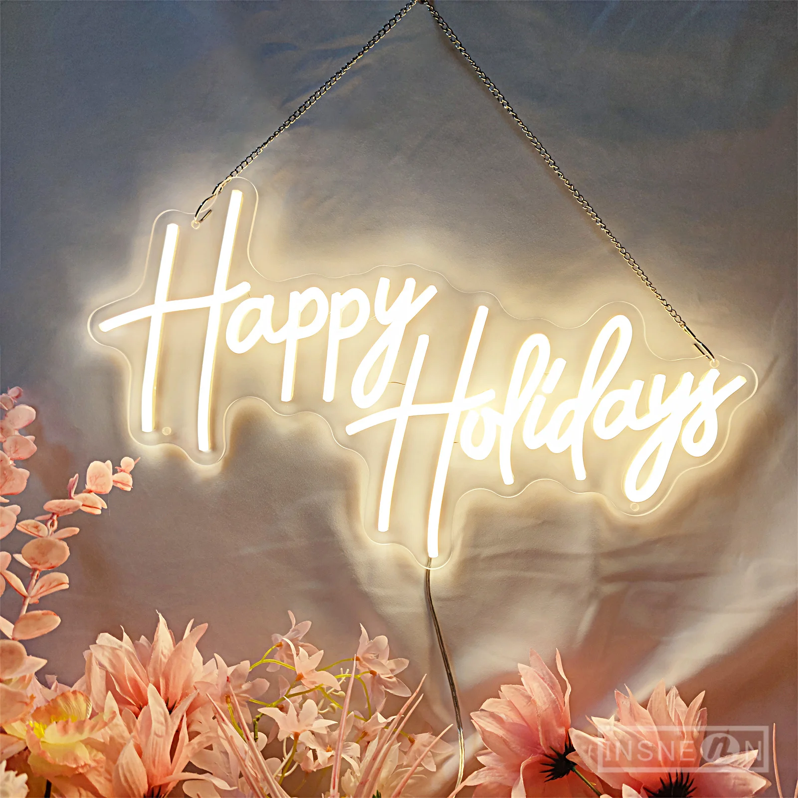 Neon Sign Light Happy Holidays for Party Decor Birthday Gifts Neon Lights Room Bedroom Wall Decoration Art Neon Led Lamp Signs
Neon Sign Light Happy Holidays for Party Decor Birthday Gifts Neon Lights Room Bedroom Wall Decoration Art Neon Led Lamp Signs