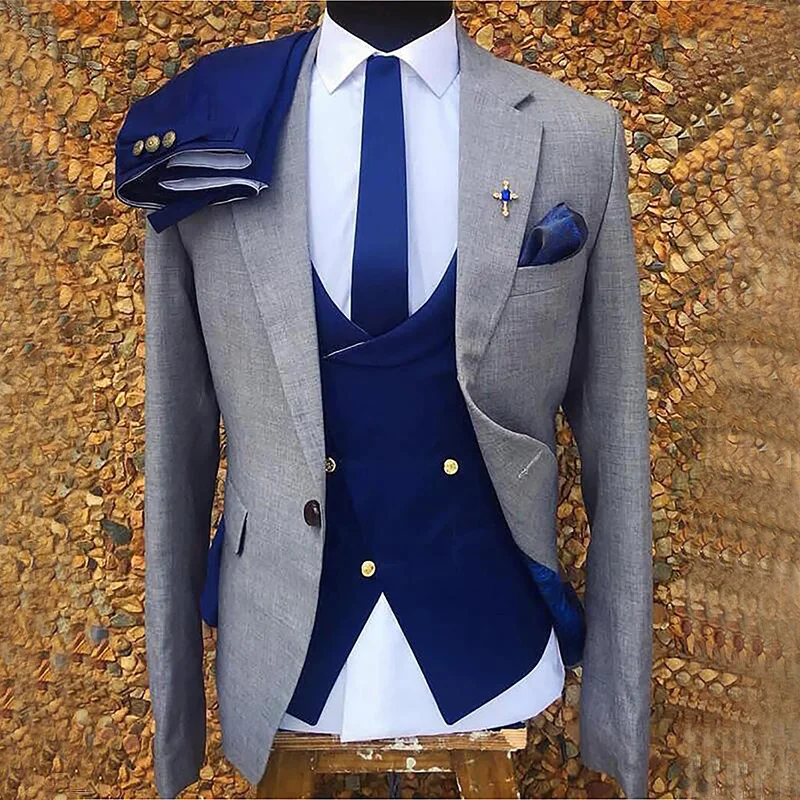 Fall 2022 Classic Custom Made Gray Men's Blazer Sets Peaked Lapel Business Suit Jacket+Pants+Vest 100% Quality Guaranteed
Fall 2022 Classic Custom Made Gray Men's Blazer Sets Peaked Lapel Business Suit Jacket+Pants+Vest 100% Quality Guaranteed