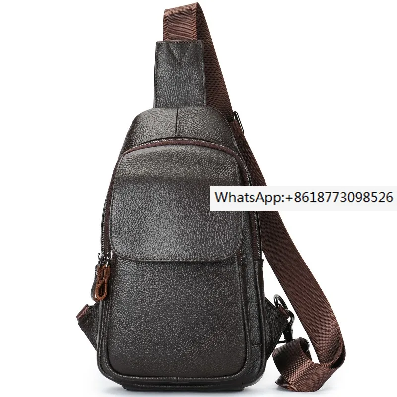New Men's Genuine Leather Chest Bag Crossbody Bag Outdoor Leisure Crossbody Bag Top Layer Cowhide Chest Bag Men's
New Men's Genuine Leather Chest Bag Crossbody Bag Outdoor Leisure Crossbody Bag Top Layer Cowhide Chest Bag Men's
