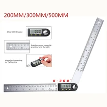 300mm 12inch Digital Protractor Angle Ruler Angle Finder Meter Plastic/Stainless Steel 360 Goniometer Inclinometer With Battery
300mm 12inch Digital Protractor Angle Ruler Angle Finder Meter Plastic/Stainless Steel 360 Goniometer Inclinometer With Battery