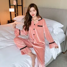 Women's Pajamas Set 2 Piece Nightwear Velvet Pyjama Female Pants Home Suit Sleepwear Flannel Nightie Loungewear Dressing Gown
Women's Pajamas Set 2 Piece Nightwear Velvet Pyjama Female Pants Home Suit Sleepwear Flannel Nightie Loungewear Dressing Gown