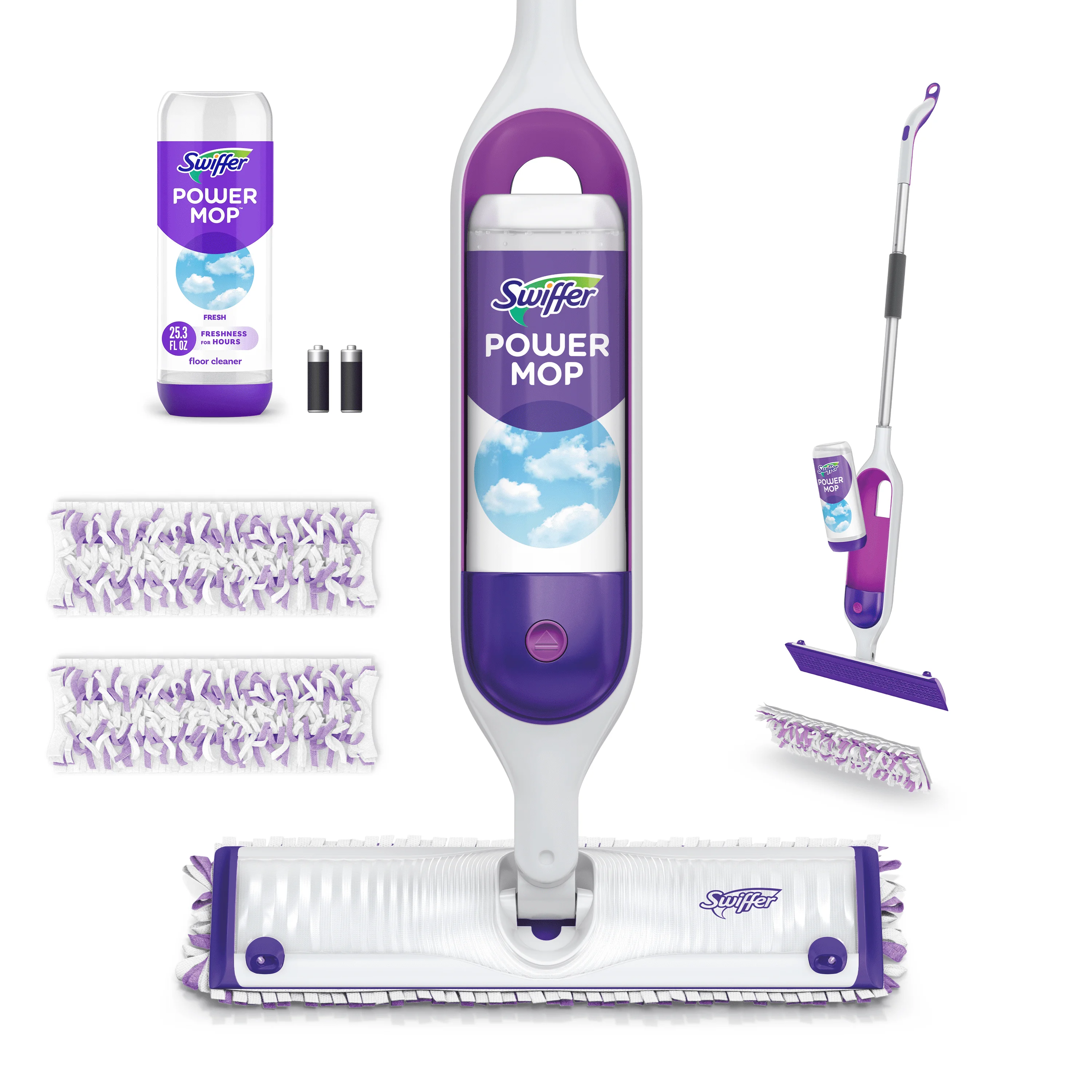 

PowerMop Multi-Surface Mop Kit for Floor Cleaning, Fresh Scent