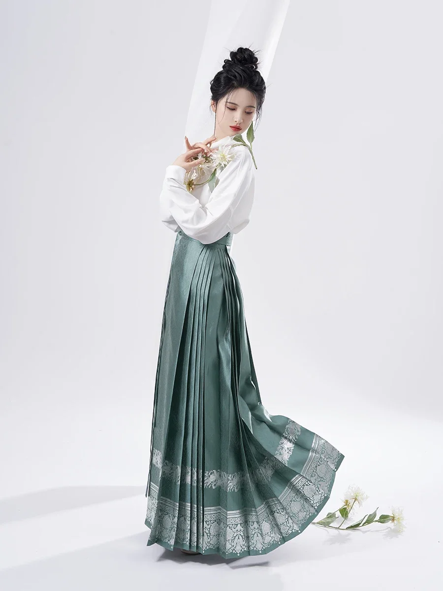 2023 New Presale 30 Days Hanfu Costume Original Ming Made Han Uniform White Shirt Green Blue Dress Hanfu Dress
2023 New Presale 30 Days Hanfu Costume Original Ming Made Han Uniform White Shirt Green Blue Dress Hanfu Dress