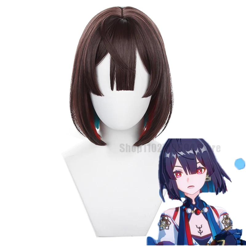 Game Honkai:Star Rail Impact Xueyi Cosplay Wig Short Brown Hair Judge Xianzhou Luofu Ten-Lords Commission Halloween Party Women
Game Honkai:Star Rail Impact Xueyi Cosplay Wig Short Brown Hair Judge Xianzhou Luofu Ten-Lords Commission Halloween Party Women