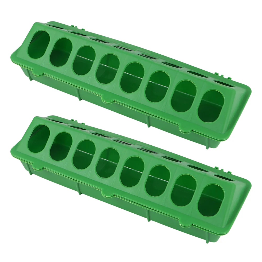 2 Pcs Pigeon Food Box Bird Cage Trough Accessories Manger Feeding Long Plastic Feeder
2 Pcs Pigeon Food Box Bird Cage Trough Accessories Manger Feeding Long Plastic Feeder