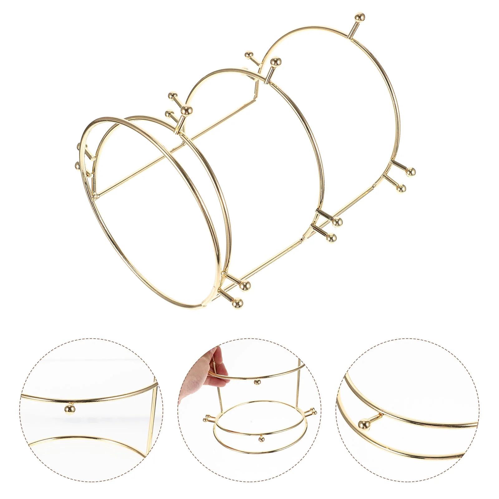 Tiara Crown Display Stand 3-Tier Headband Display Stand Hair Accessories Organizer
Tiara Crown Display Stand 3-Tier Headband Display Stand Hair Accessories Organizer