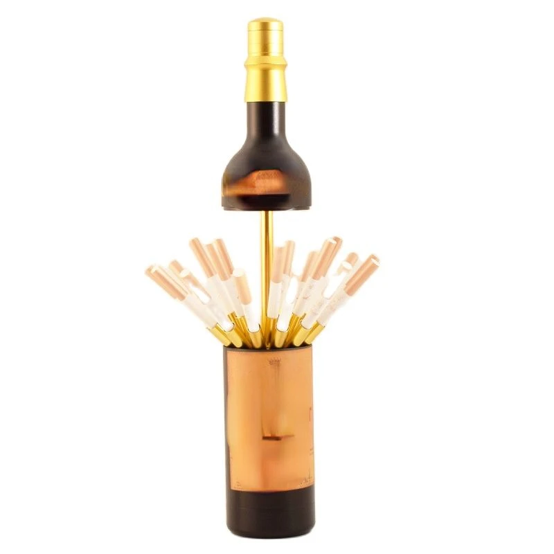 Large Metal Wine Bottle Cigarette Case With Fuel Oil Lighter Creative Idea 270*65MMM 550G
Large Metal Wine Bottle Cigarette Case With Fuel Oil Lighter Creative Idea 270*65MMM 550G