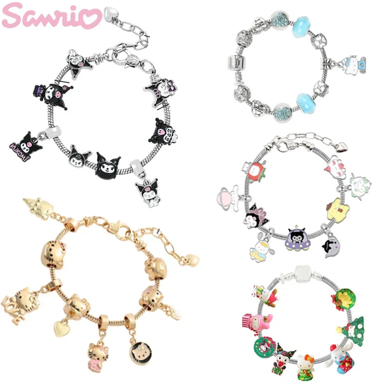 Sanrio Kawaii Hello Kitty Kuromi Beaded Diy Bracelet Christmas Gift Cute Cartoon Anime Cinnamoroll My Melody Fashion Bracelet
Sanrio Kawaii Hello Kitty Kuromi Beaded Diy Bracelet Christmas Gift Cute Cartoon Anime Cinnamoroll My Melody Fashion Bracelet