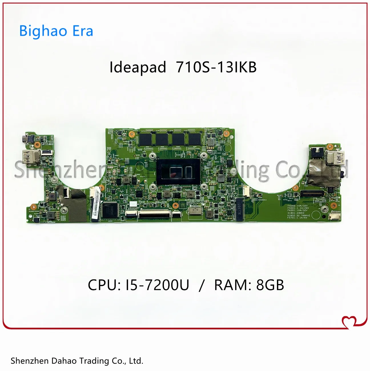 5B20M36030 5B20M36034 для Lenovo Ideapad 710S-13IKB Материнская плата ноутбука со стандартным ЦПУ 8 ГБ-ОЗУ 100% полностью протестирована
5B20M36030 5B20M36034 для Lenovo Ideapad 710S-13IKB Материнская плата ноутбука со стандартным ЦПУ 8 ГБ-ОЗУ 100% полностью протестирована