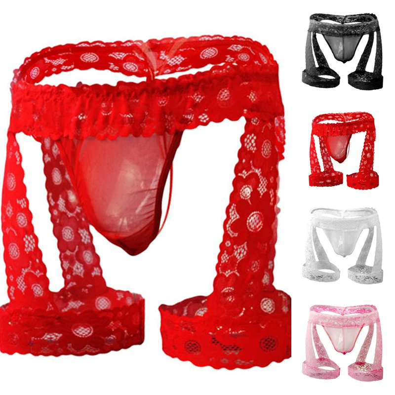 Men's Sexy Sissy Underwear Lace Thongs Enhance Pouch T-Panties Bikini Briefs Erotic Hombre Male Sissy Lingerie Underpants
Men's Sexy Sissy Underwear Lace Thongs Enhance Pouch T-Panties Bikini Briefs Erotic Hombre Male Sissy Lingerie Underpants