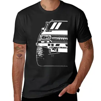 Camiseta Gráfica Exuberante da Série Manga Monogatari: Uma Declaração de Estilo Audaz 7 New Landcruiser - 80 Series - Classic Car Art T-Shirt customized t shirts anime clothes plain black t shirts men