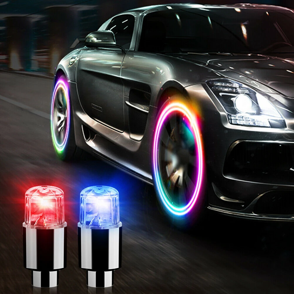 A Pair Car Wheel Tire Tyre Air Valve Stem LED Light Covers Various Colors Cool Decorative Lights
A Pair Car Wheel Tire Tyre Air Valve Stem LED Light Covers Various Colors Cool Decorative Lights