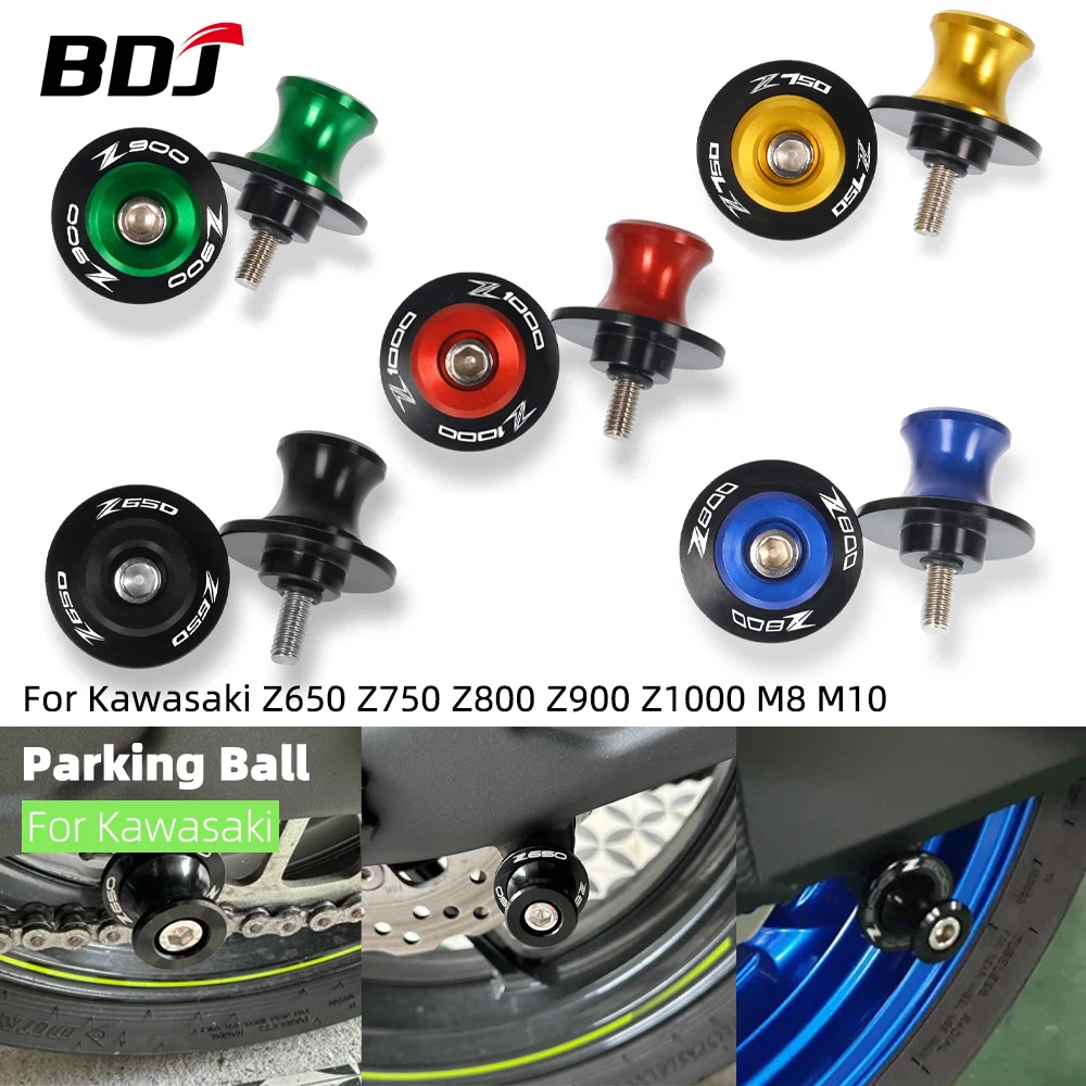 

BDJ Z900 Parking Ball 8MM Motorcycle Parking Nail Frame Stands Screws Swingarm Spools Sliders For Kawasaki Z800 Z1000