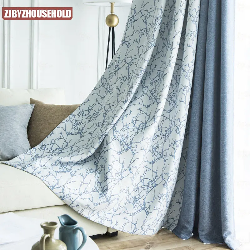 Nordic Modern Blue Stitching Texture Curtains for Living Room Bedroom Stitching Jacquard Fashion High-end Blackout Custom
Nordic Modern Blue Stitching Texture Curtains for Living Room Bedroom Stitching Jacquard Fashion High-end Blackout Custom