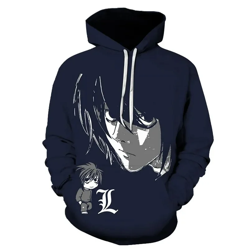 New Sweatshirt Hoodies Men Women Cool Creative 3D Print Death Note Clothing High Quality Men's Hoodies Hooded
New Sweatshirt Hoodies Men Women Cool Creative 3D Print Death Note Clothing High Quality Men's Hoodies Hooded