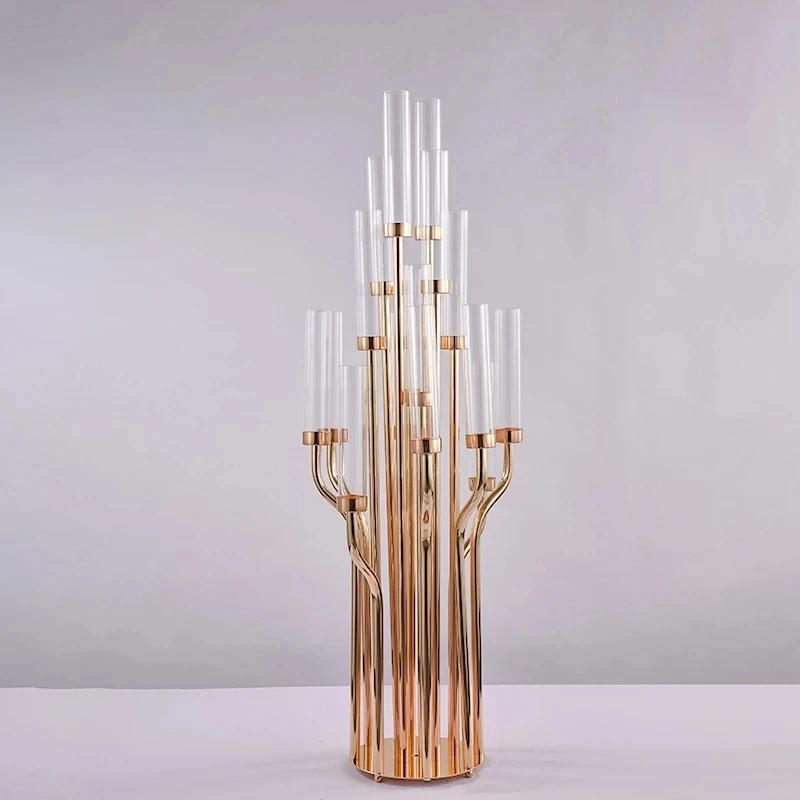 1pcs Metal Candelabra 16 Arms Candle Holders Stands Wedding Table Centerpieces Road Lead For Home Party Decoration
1pcs Metal Candelabra 16 Arms Candle Holders Stands Wedding Table Centerpieces Road Lead For Home Party Decoration