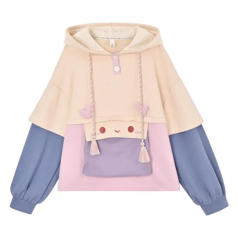 Harajuku Hooded Sweatshirt Women Korean Kawaii Long Sleeve Oversized Hoodies Sweet Y2K Warm Winter Anime Hoodie 2023
Harajuku Hooded Sweatshirt Women Korean Kawaii Long Sleeve Oversized Hoodies Sweet Y2K Warm Winter Anime Hoodie 2023