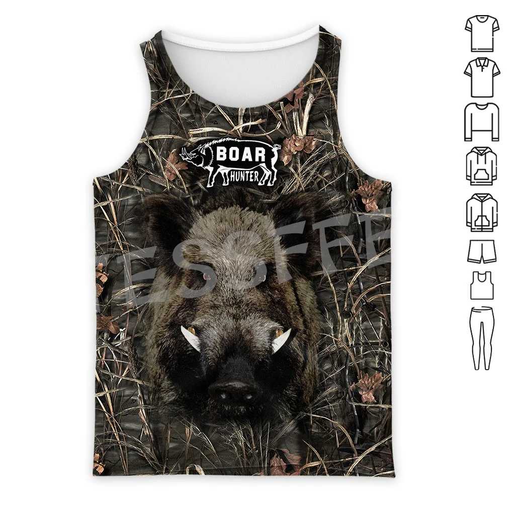 NewFashion Custom Name Boar Hunting Camo Hunter Tattoo 3DPrint Men/Women Streetwear Summer Harajuku Sleeveless TankTop Vest A
NewFashion Custom Name Boar Hunting Camo Hunter Tattoo 3DPrint Men/Women Streetwear Summer Harajuku Sleeveless TankTop Vest A