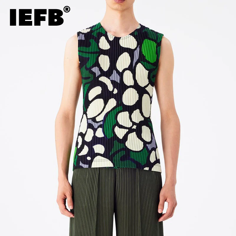 IEFB Summer New Men's Tank Top 2023 Loose Casual Print Pleated Sleeveless Tops Menwear Hip Hop Fashion Male Vest Trend 9C231
IEFB Summer New Men's Tank Top 2023 Loose Casual Print Pleated Sleeveless Tops Menwear Hip Hop Fashion Male Vest Trend 9C231