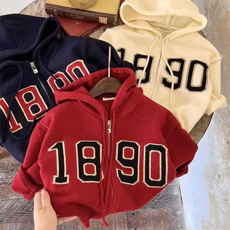 Autumn and Winter Childrens New Style Korean Baby Loose Fit And Hooded Cardigan Sweater For Boys And Girls Coat Kids
Autumn and Winter Childrens New Style Korean Baby Loose Fit And Hooded Cardigan Sweater For Boys And Girls Coat Kids