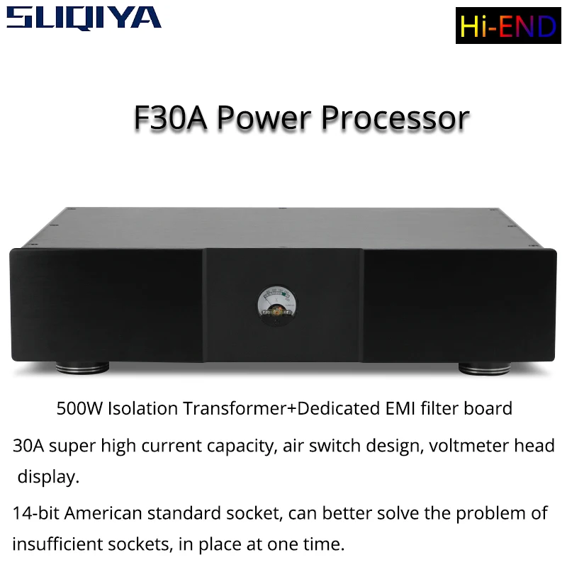 SUQIYA-F30A-Hi-end выделенный американский стандартный фильтр + 500 Вт изолированный силовой процессор подавляет традиционный фильтр
SUQIYA-F30A-Hi-end выделенный американский стандартный фильтр + 500 Вт изолированный силовой процессор подавляет традиционный фильтр