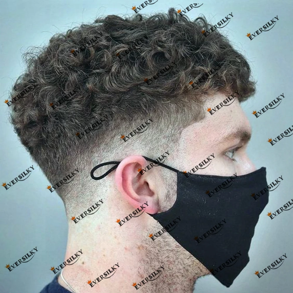 Men's 18mm Curly Hairstyle Human Hair SKin Poly Durable Hair Replacement System Toupee for Men 130% Density Indian Hair Prosthes
Men's 18mm Curly Hairstyle Human Hair SKin Poly Durable Hair Replacement System Toupee for Men 130% Density Indian Hair Prosthes