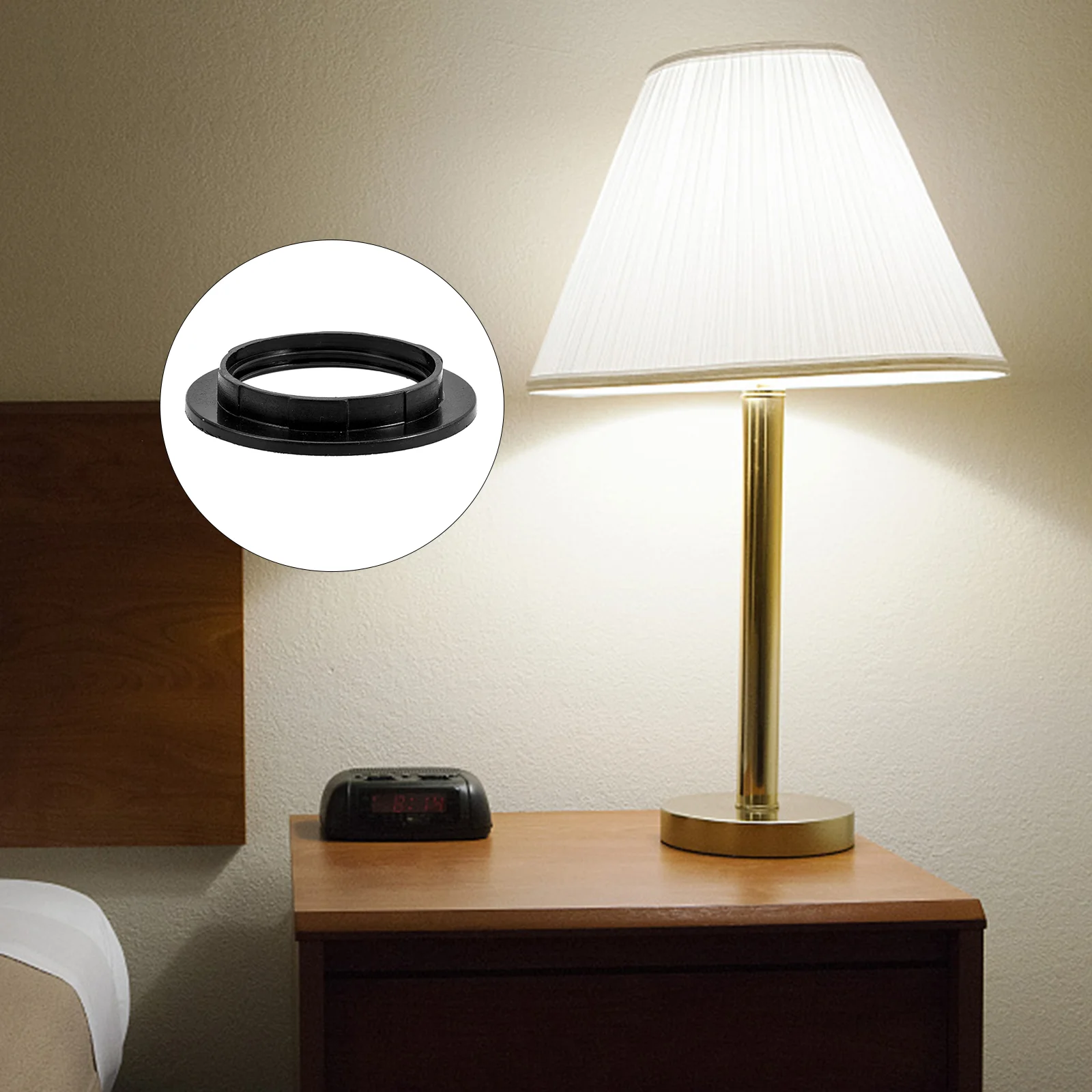 20 Pcs Lamp Replacement Parts Shade Adapter Lamps Ring Collar Light Fixture for Plastic Holder
20 Pcs Lamp Replacement Parts Shade Adapter Lamps Ring Collar Light Fixture for Plastic Holder