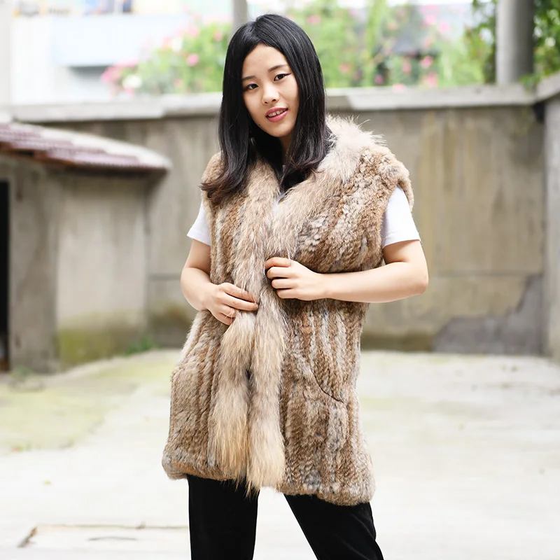 Hand Knitted Ranch Raised Rabbit Fur Fashion Vest Women CX-G-B-76A ~ DROP SHIPPING
Hand Knitted Ranch Raised Rabbit Fur Fashion Vest Women CX-G-B-76A ~ DROP SHIPPING