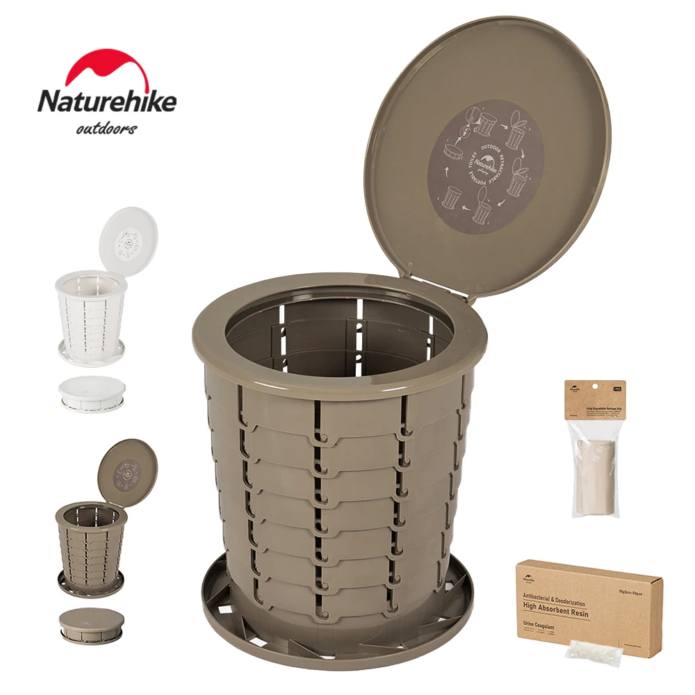 Naturehike Portable Toilet Folding Toilet Car Travel Emergency Movable Toilet Multifunctional Garbage Outdoor Tool Camping Gear
Naturehike Portable Toilet Folding Toilet Car Travel Emergency Movable Toilet Multifunctional Garbage Outdoor Tool Camping Gear