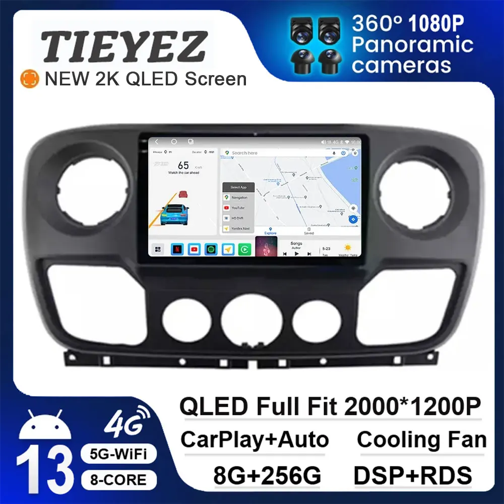 Android 13 Car Radio For Renault Master Nissan NV400 Opel Movano 2010 - 2021 GPS Navigation Multimedia Player 4G WIFI Head Unit
Android 13 Car Radio For Renault Master Nissan NV400 Opel Movano 2010 - 2021 GPS Navigation Multimedia Player 4G WIFI Head Unit