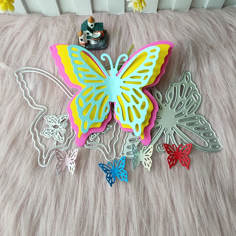 New 3D Butterfly metal cutting die mould scrapbook decoration embossed photo album decoration card making DIY handicrafts
New 3D Butterfly metal cutting die mould scrapbook decoration embossed photo album decoration card making DIY handicrafts