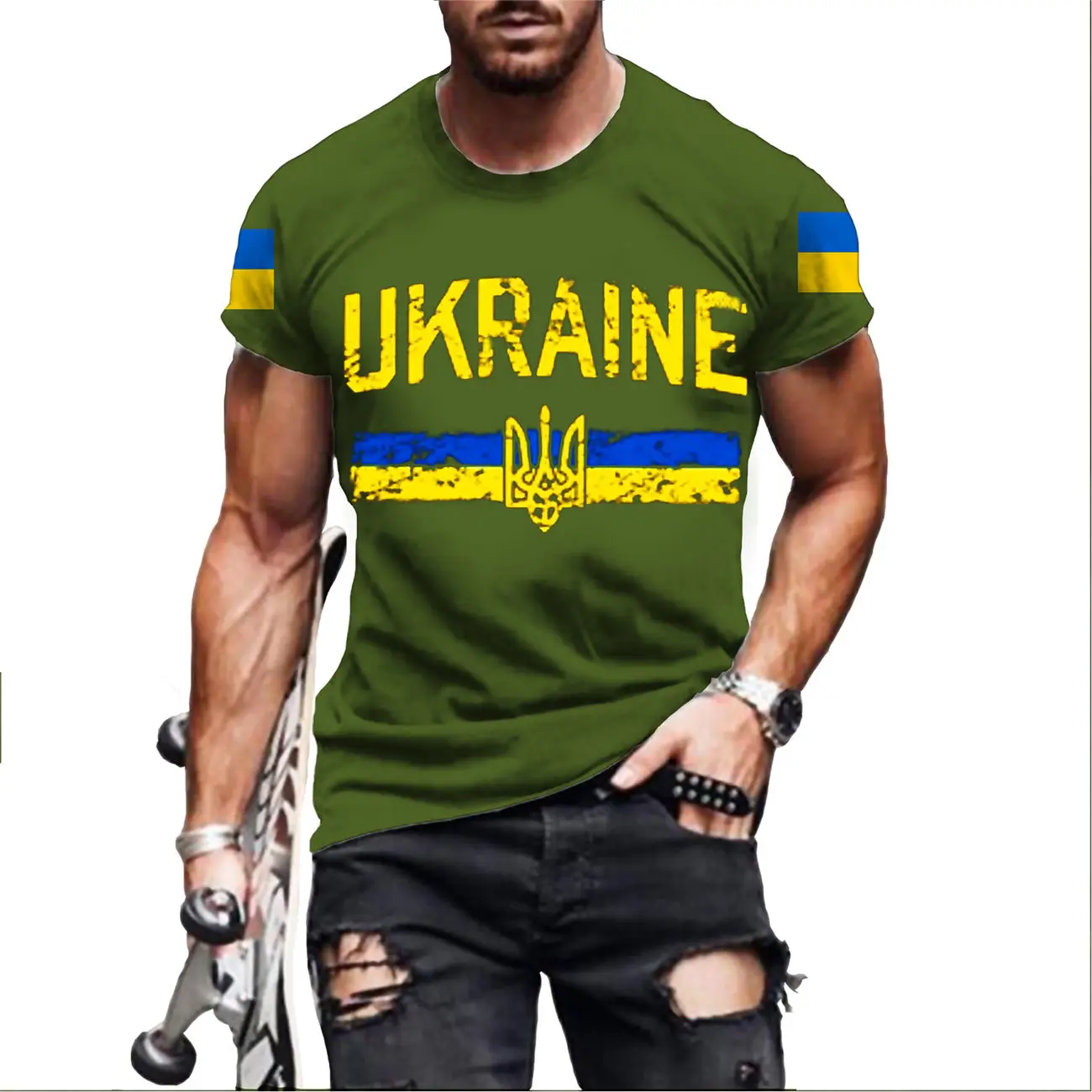 2022 Summer Ukraine Style Mens T Shirts Oversized Loose Clothes Vintage Ukraine Flag Short Sleeve Fashion Letters Printed O Coll 
2022 Summer Ukraine Style Mens T Shirts Oversized Loose Clothes Vintage Ukraine Flag Short Sleeve Fashion Letters Printed O Coll