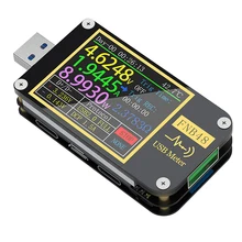 FNIRSI-FNB48 USB 3.0 Voltmeter PD Trigger Voltage Current Outlet Tester Battery Capacity Multimeter With Bluetooth-Compatible
FNIRSI-FNB48 USB 3.0 Voltmeter PD Trigger Voltage Current Outlet Tester Battery Capacity Multimeter With Bluetooth-Compatible