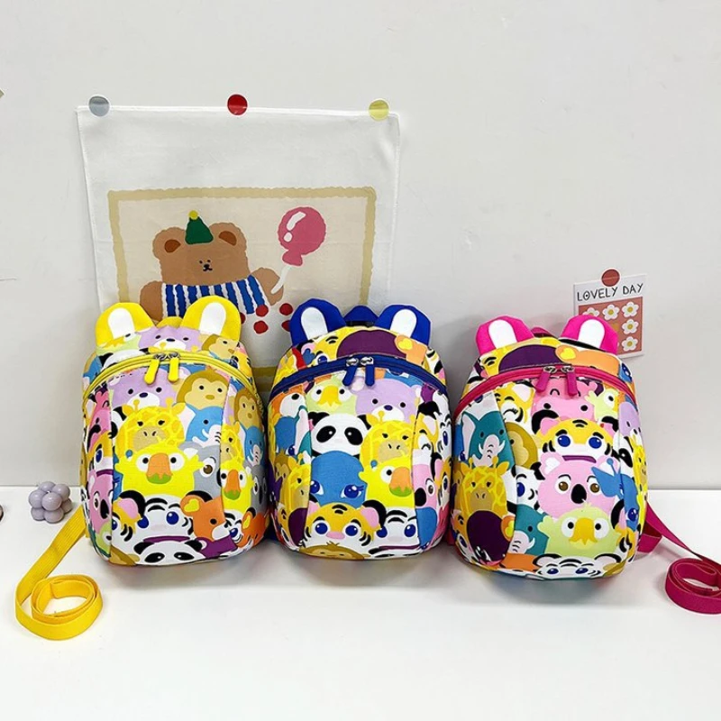 Cartoon Animal Print Children's Mini Backpacks Kids Cute Print Bags Fashion Anti Lost Harness Bag Boy Girl Kindergarten Bags
Cartoon Animal Print Children's Mini Backpacks Kids Cute Print Bags Fashion Anti Lost Harness Bag Boy Girl Kindergarten Bags