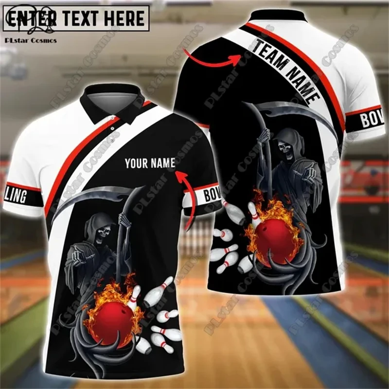 2024 Men's New Casual Bowling Customized Name 3D POLO Shirt Summer Flip Collar Button T-shirt Unisex Gift Indoor Sports Series
2024 Men's New Casual Bowling Customized Name 3D POLO Shirt Summer Flip Collar Button T-shirt Unisex Gift Indoor Sports Series