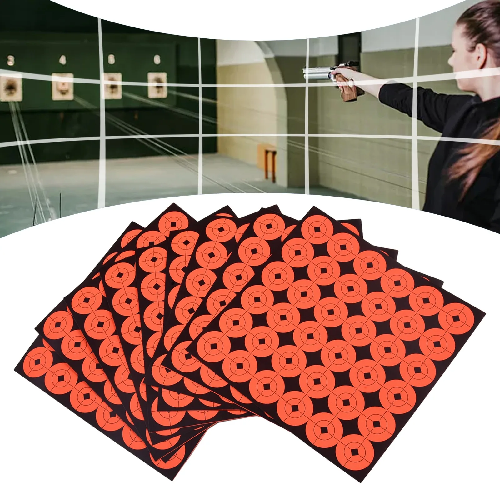360pcs Stickers 1'' 2.5CM Diameter Neon Orange Target Bullseye Paper Stickers Entertainment Accessories For Practice
360pcs Stickers 1'' 2.5CM Diameter Neon Orange Target Bullseye Paper Stickers Entertainment Accessories For Practice