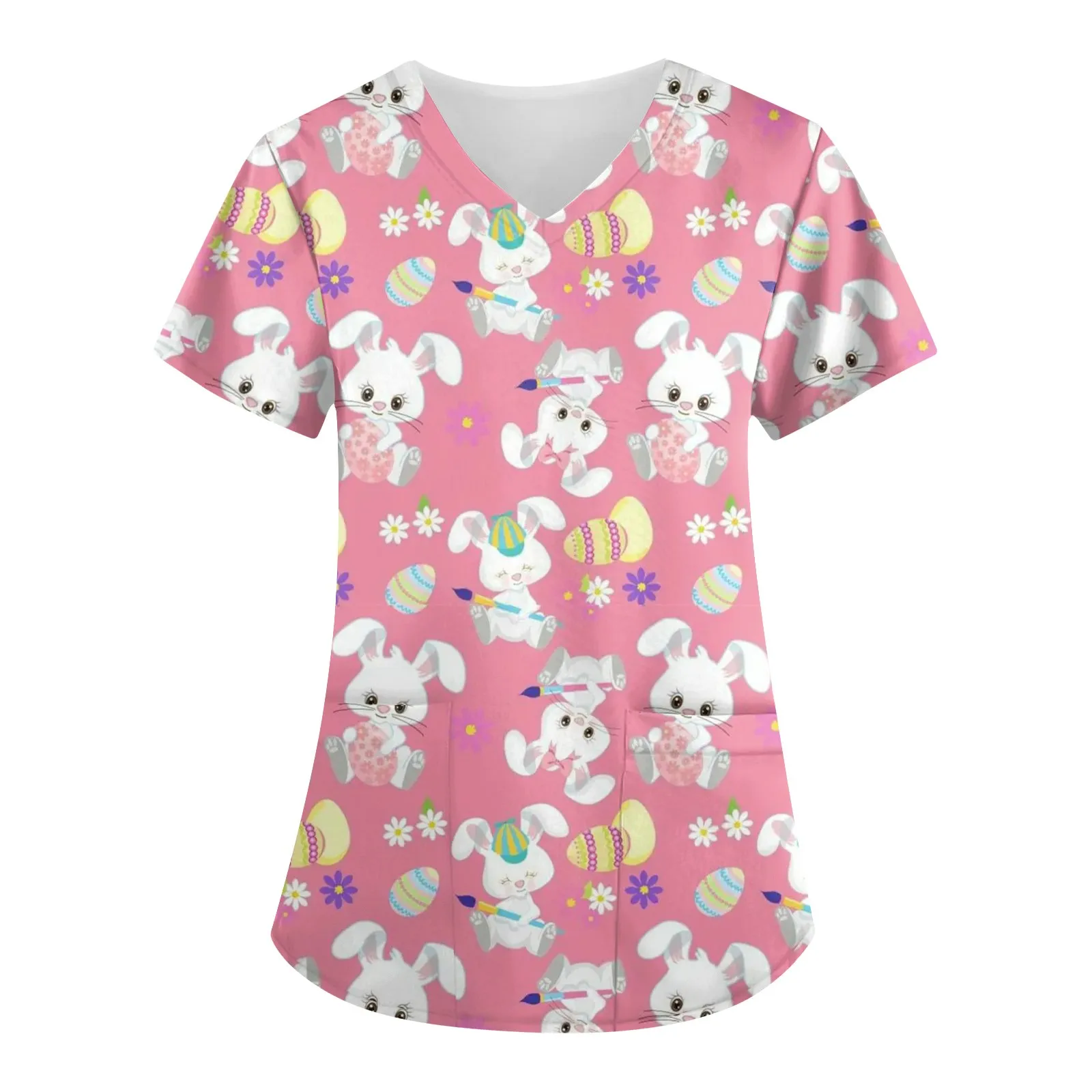 Nurse Uniform Women Medical Nursing Scrubs Tops Short Sleeve Cute Print Working With Pockets Tunics Uniform Nursing Workwear
Nurse Uniform Women Medical Nursing Scrubs Tops Short Sleeve Cute Print Working With Pockets Tunics Uniform Nursing Workwear