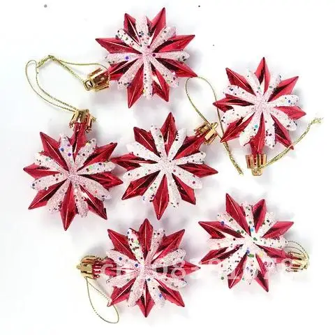 

Christmas tree Ornaments hanging Candy Cane Snowflake pendant Decorations Xmas Gift New Year Natale decor 2022