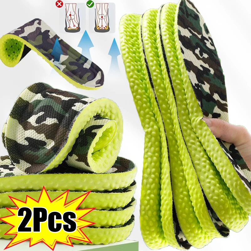 Camouflage Shock Absorption Insoles Women Men High Elasticity Sports Running Shoe Pads Deodorant Arch Support Inserts Cushions
Camouflage Shock Absorption Insoles Women Men High Elasticity Sports Running Shoe Pads Deodorant Arch Support Inserts Cushions