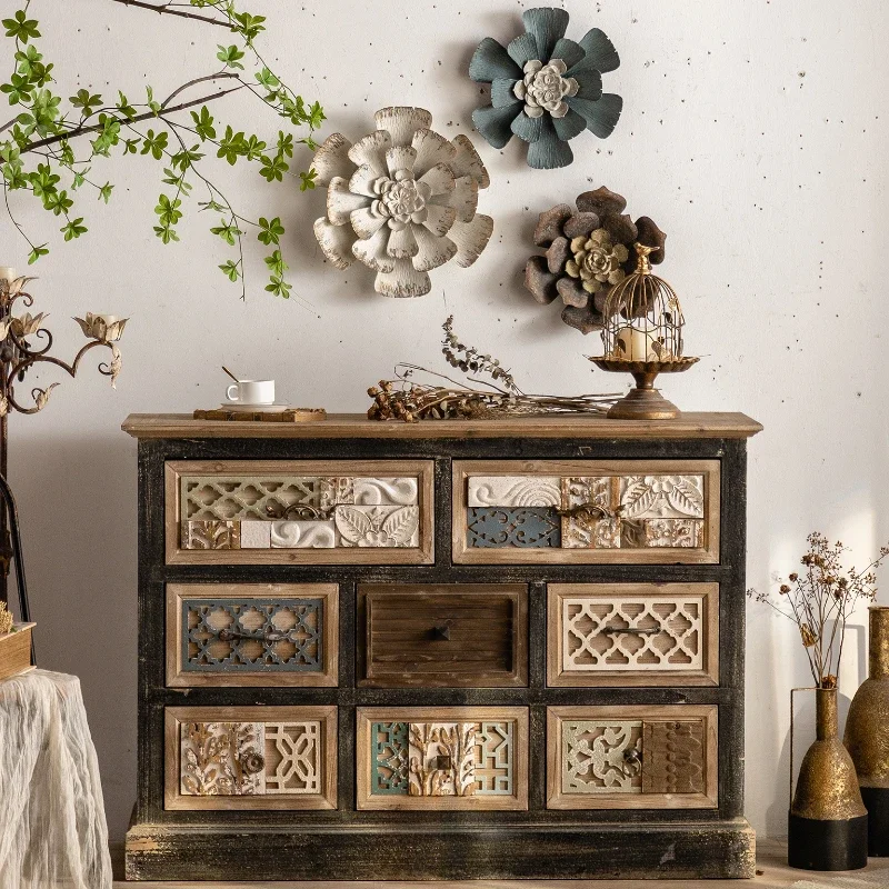 Chest of Drawers Storage Cabinet Living Room Bedroom Curio Cabinet Hallway Cabinet Carved drawer furniture
Chest of Drawers Storage Cabinet Living Room Bedroom Curio Cabinet Hallway Cabinet Carved drawer furniture