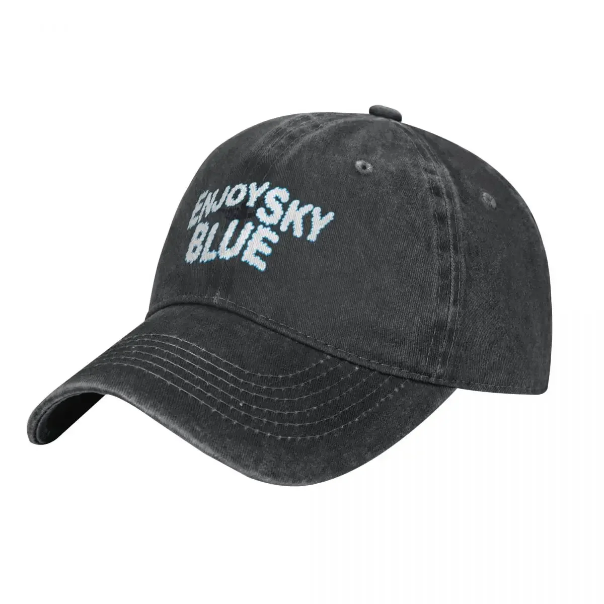 

Enjoy Sky Blue Cowboy Hat hiking hat New In The Hat Beach sun Mens Women's