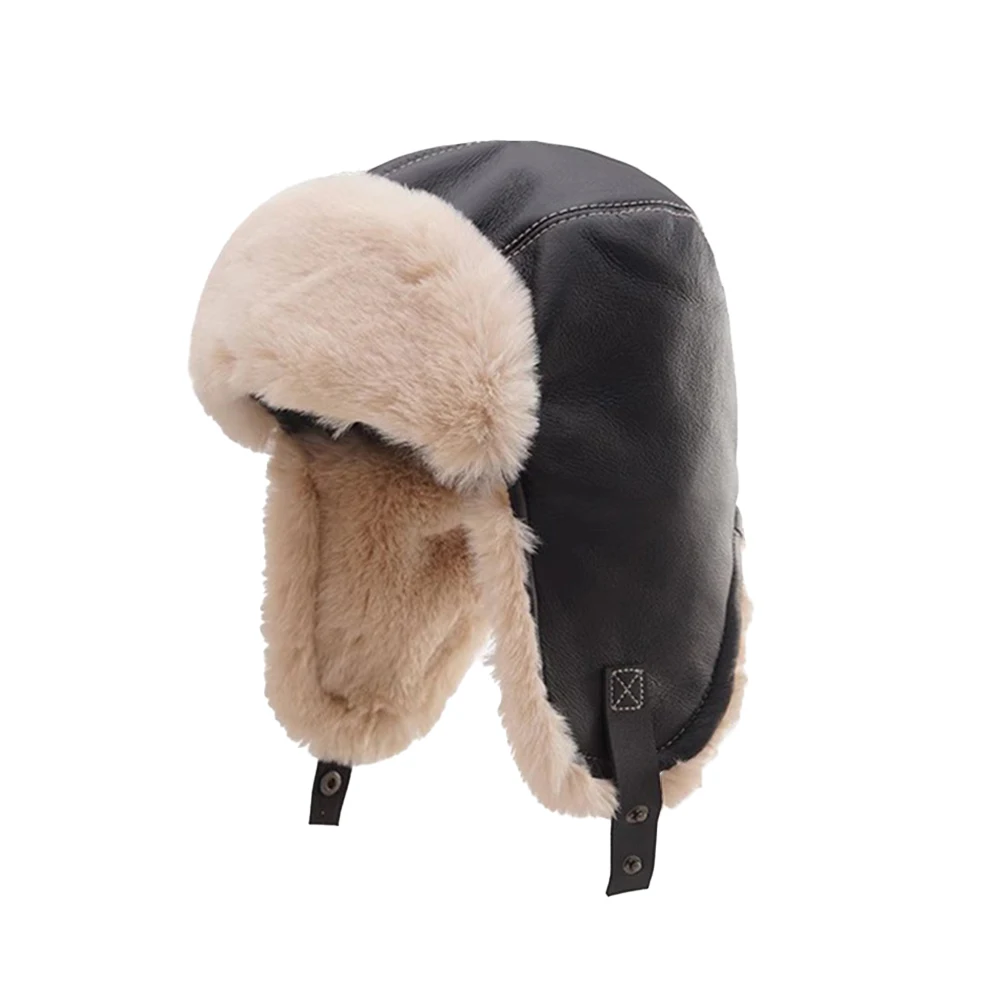 Winter Walking Trapper Hat for Men PU Material Fleece Lined Adjustable Head Circumference Multiple Color Choices
Winter Walking Trapper Hat for Men PU Material Fleece Lined Adjustable Head Circumference Multiple Color Choices
