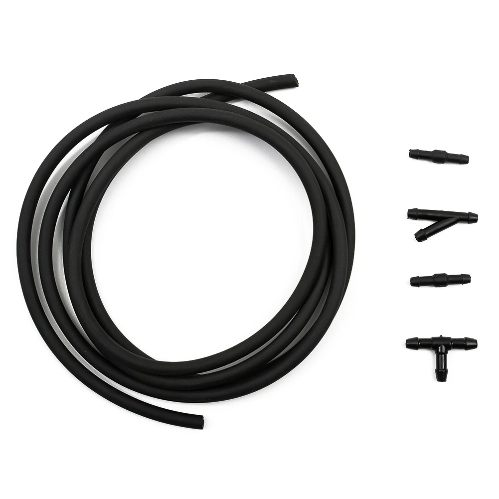 2M Hose Black Nozzle Pump Washer Windshield Wiper With Connector ABS Plastic+Rubber Spray Hose NEW Quality Durable
2M Hose Black Nozzle Pump Washer Windshield Wiper With Connector ABS Plastic+Rubber Spray Hose NEW Quality Durable