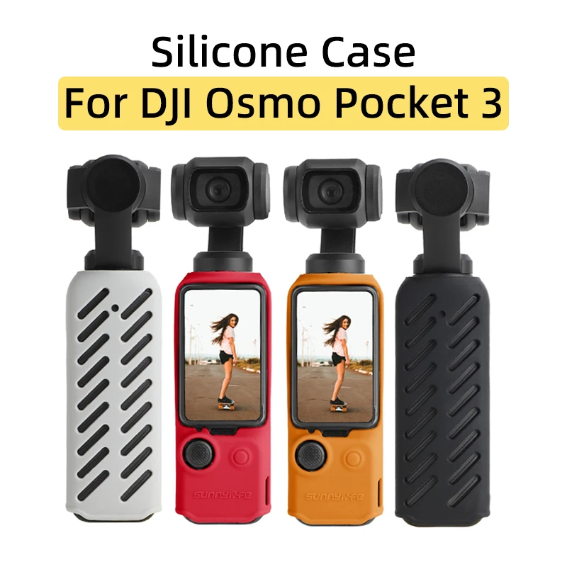 For DJI Osmo Pocket 3 Sports Camera Silicone Case Anti-fall Anti-scratch Protective Cover Soft Shell Safety Guard Accessories
For DJI Osmo Pocket 3 Sports Camera Silicone Case Anti-fall Anti-scratch Protective Cover Soft Shell Safety Guard Accessories
