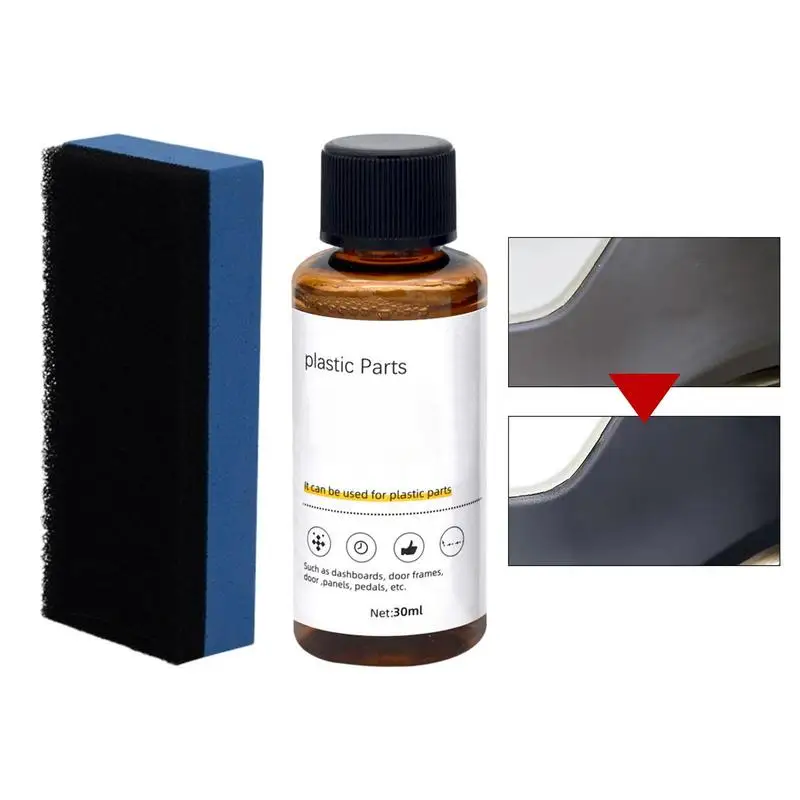 Car Coating Restorer Agent Trim Coating Restorer 30ml User Friendly UV Resistant Prevent Fading Automobile Detailing Supplies
Car Coating Restorer Agent Trim Coating Restorer 30ml User Friendly UV Resistant Prevent Fading Automobile Detailing Supplies